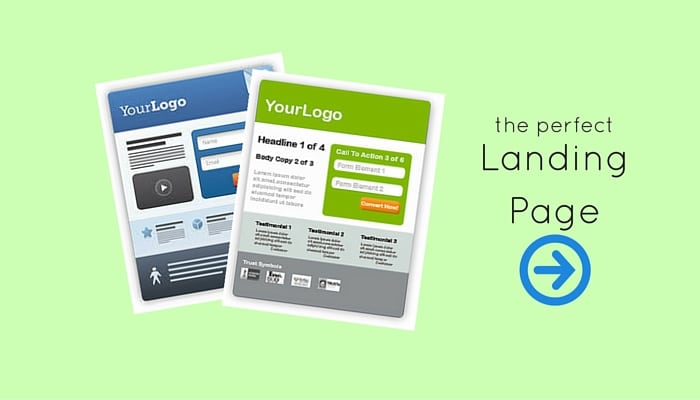 landing page